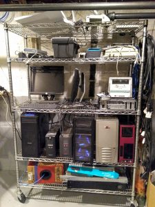 small server and parts collection